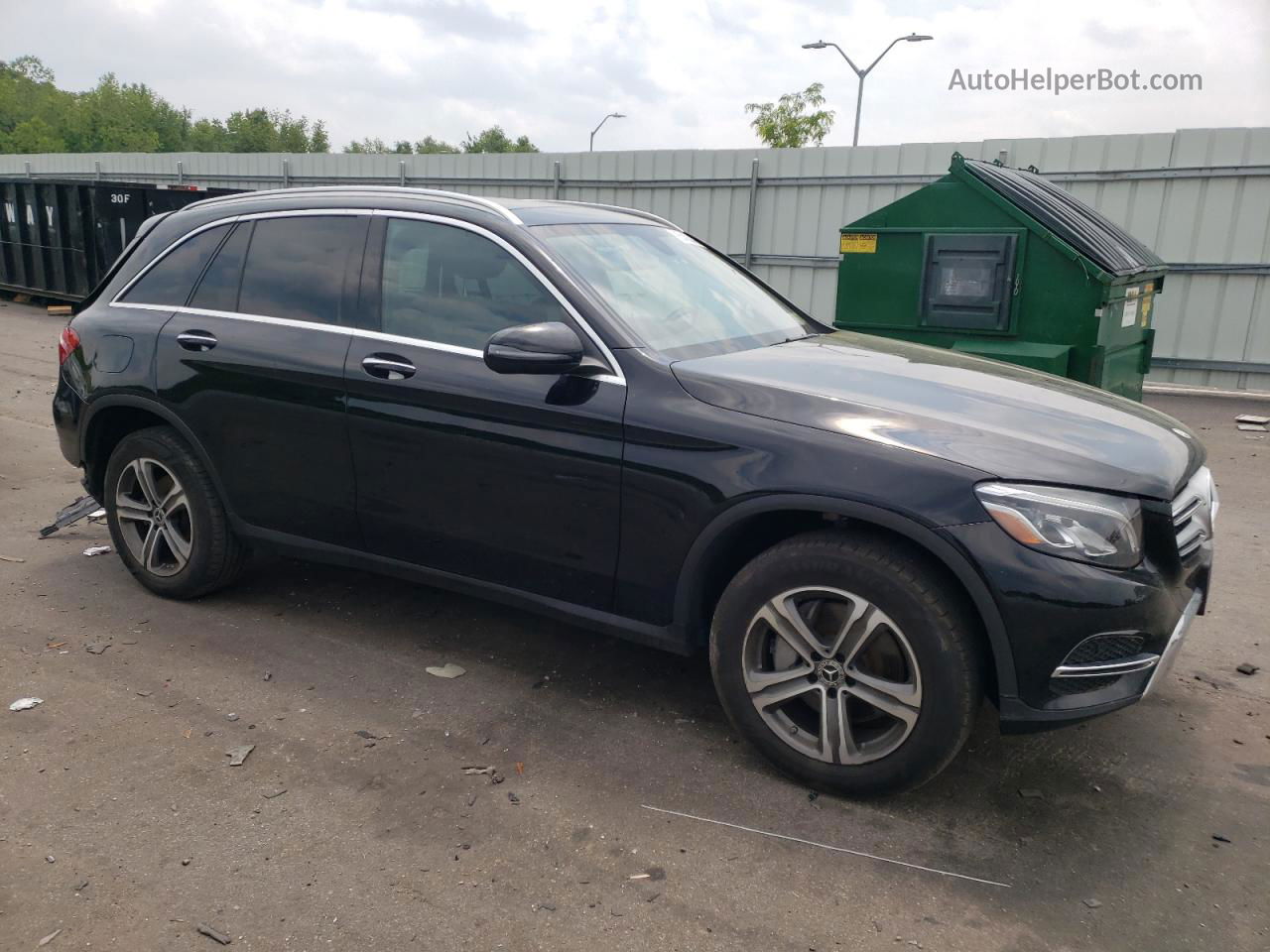 2019 Mercedes-benz Glc 300 4matic Black vin: WDC0G4KB3KV179166