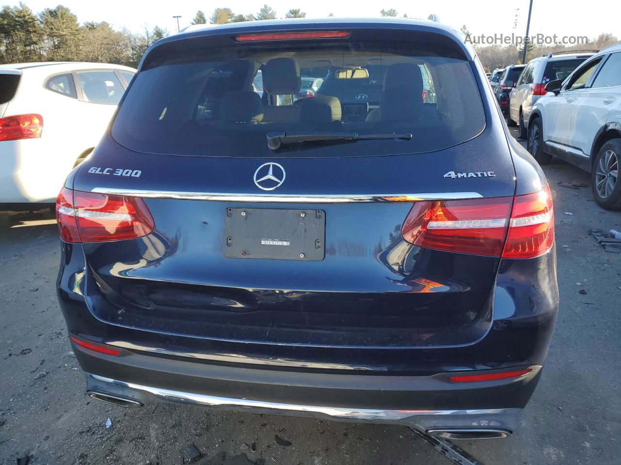 2019 Mercedes-benz Glc 300 4matic Blue vin: WDC0G4KB3KV192581