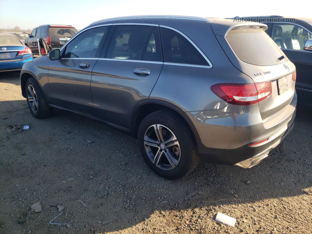 2016 Mercedes-benz Glc 300 4matic Серый vin: WDC0G4KB4GF058874