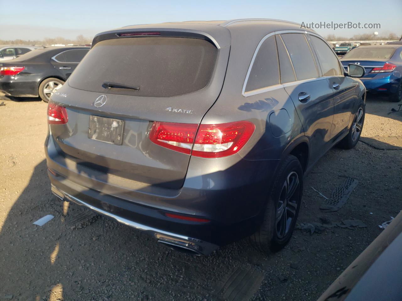 2016 Mercedes-benz Glc 300 4matic Gray vin: WDC0G4KB4GF058874