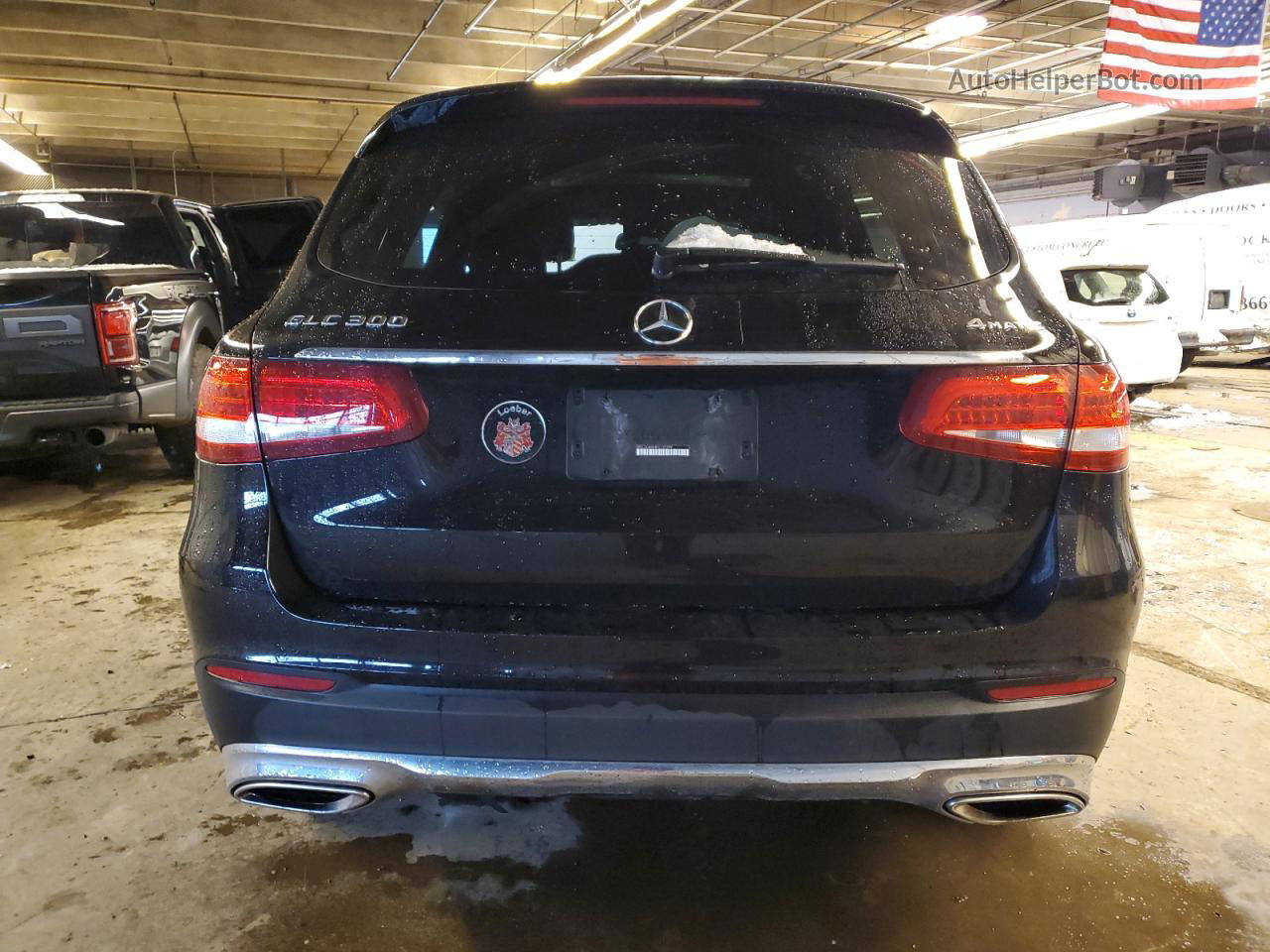 2019 Mercedes-benz Glc 300 4matic Black vin: WDC0G4KB4KV132339