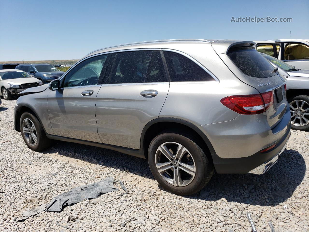 2019 Mercedes-benz Glc 300 4matic Silver vin: WDC0G4KB4KV136990