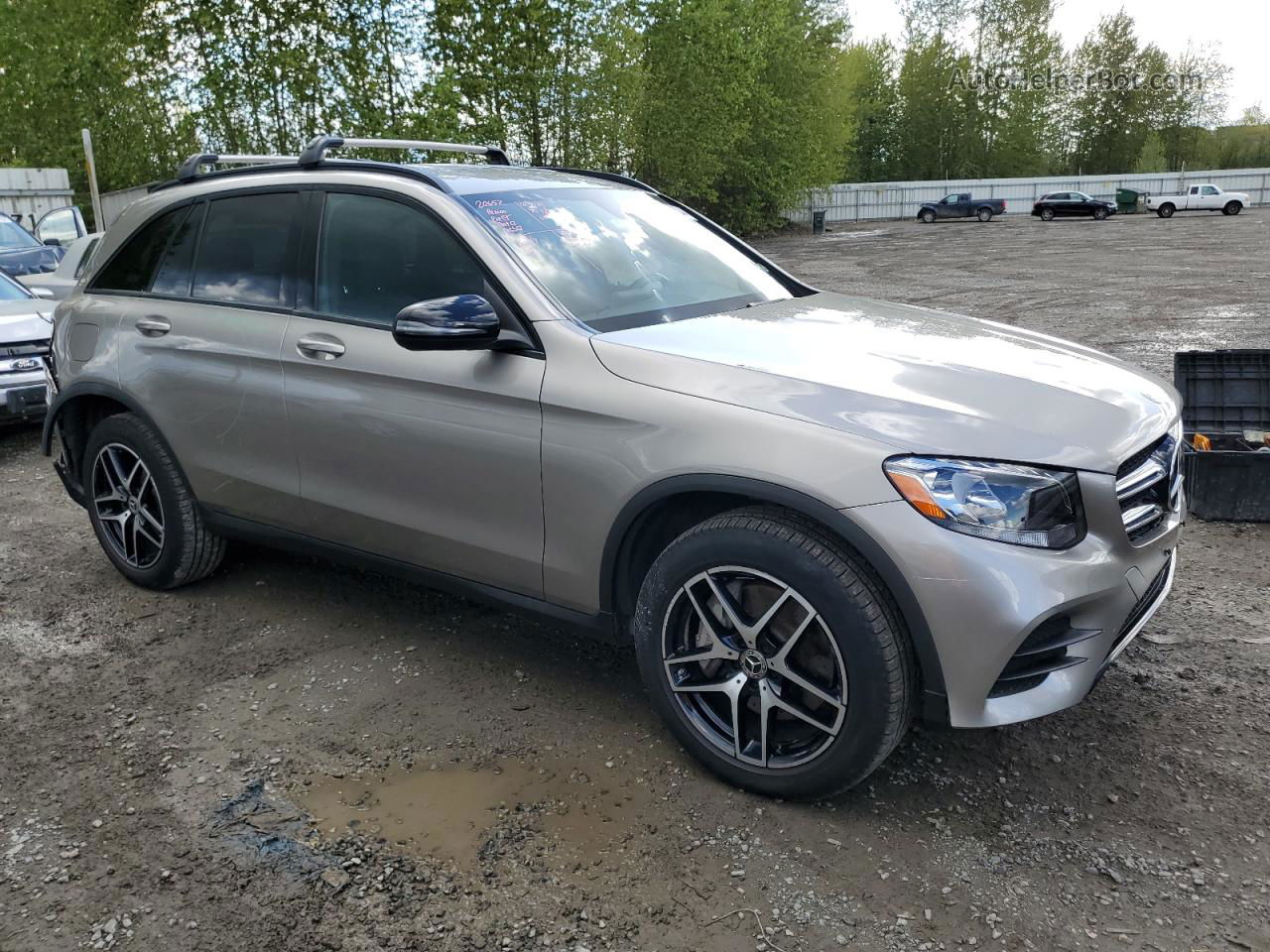 2019 Mercedes-benz Glc 300 4matic Silver vin: WDC0G4KB4KV157242