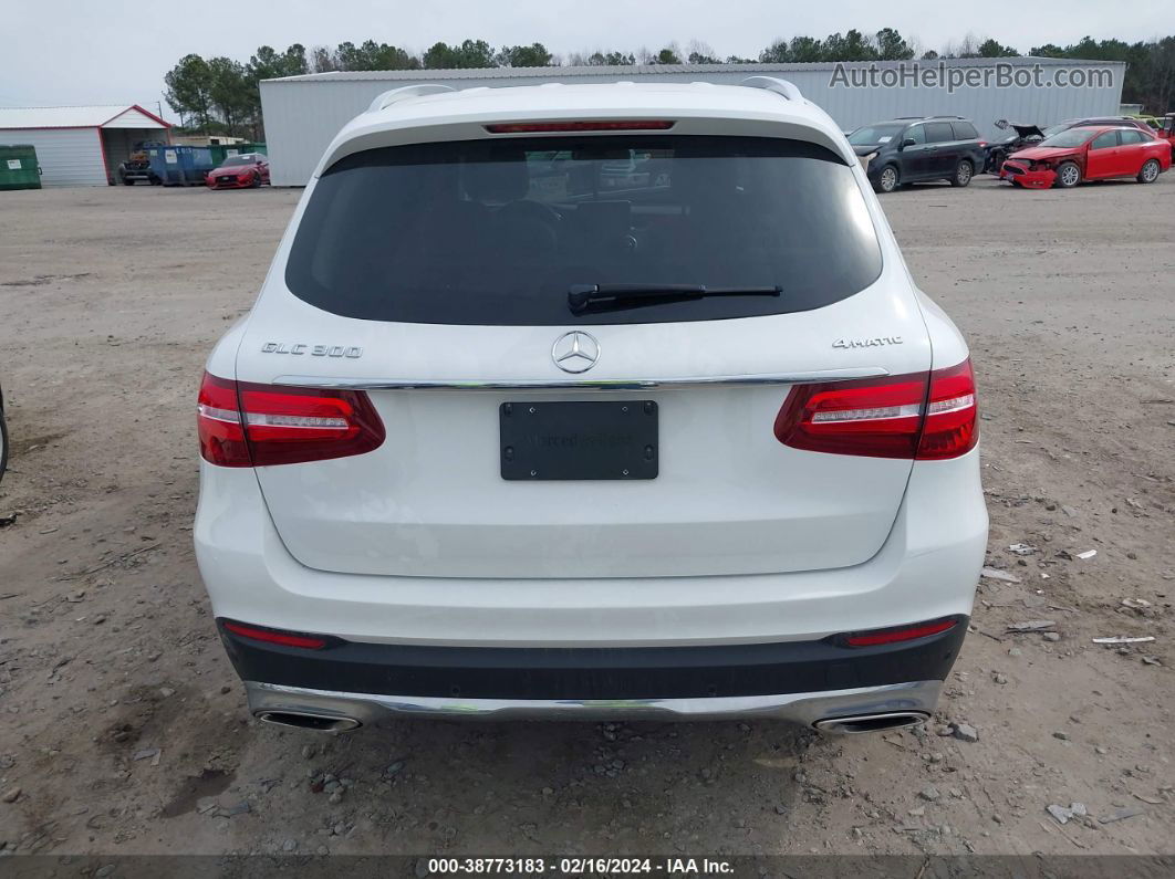 2019 Mercedes-benz Glc 300 4matic White vin: WDC0G4KB4KV162070