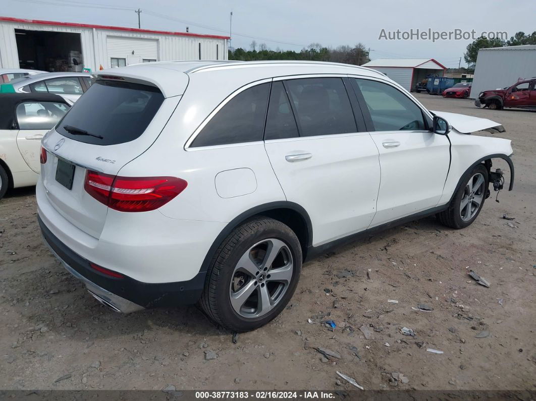 2019 Mercedes-benz Glc 300 4matic White vin: WDC0G4KB4KV162070