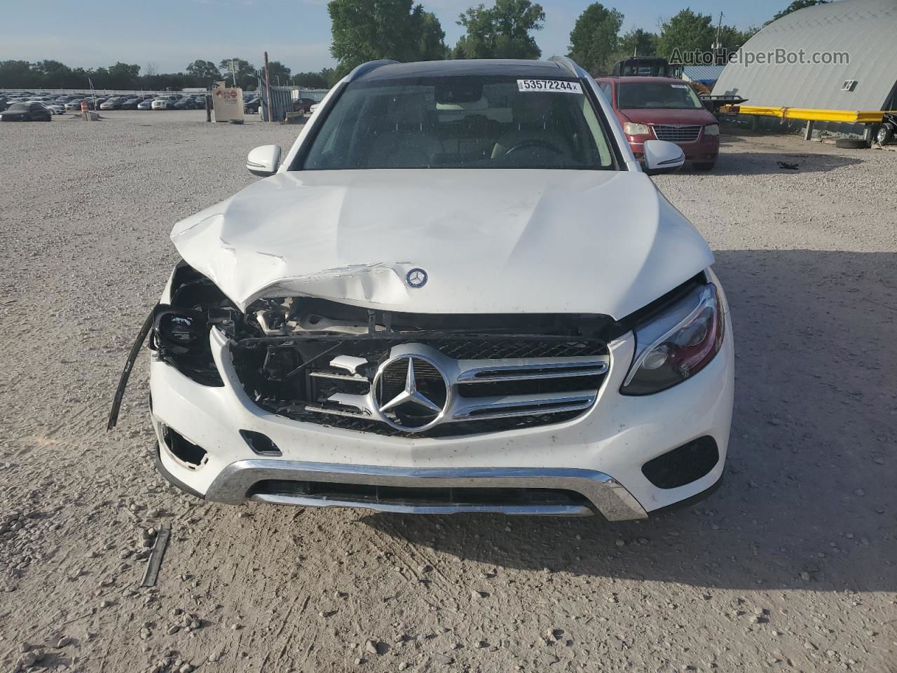 2016 Mercedes-benz Glc 300 4matic White vin: WDC0G4KB5GF093603