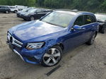 2019 Mercedes-benz Glc 300 4matic Blue vin: WDC0G4KB5KF569597