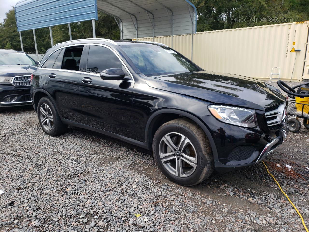 2019 Mercedes-benz Glc 300 4matic Черный vin: WDC0G4KB5KF602954