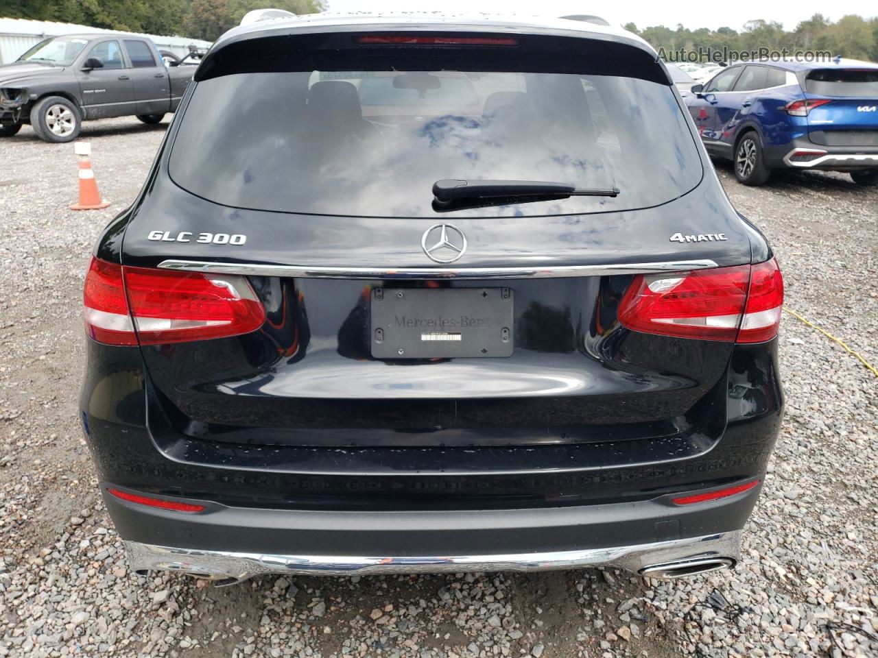 2019 Mercedes-benz Glc 300 4matic Черный vin: WDC0G4KB5KF602954