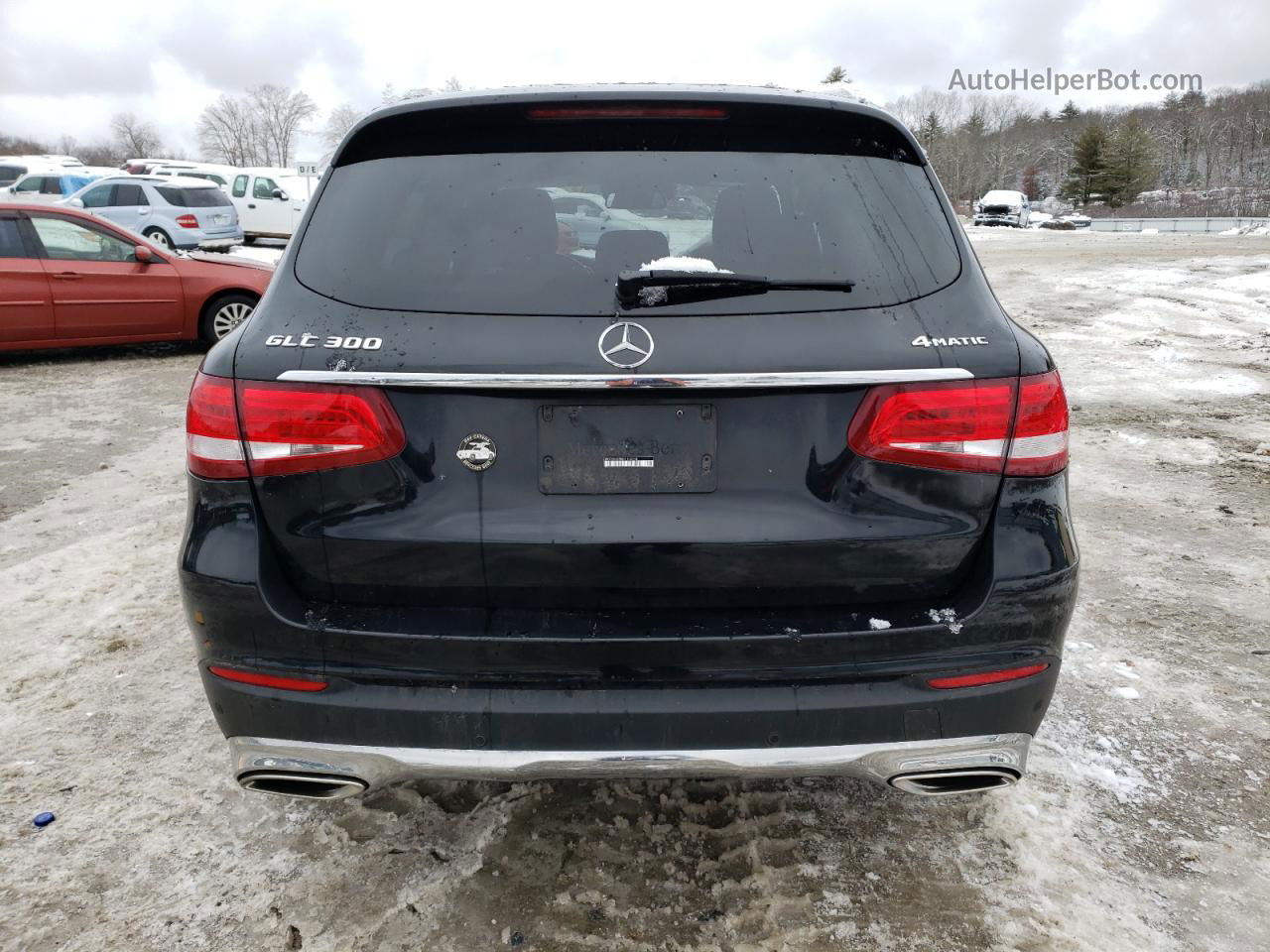 2019 Mercedes-benz Glc 300 4matic Black vin: WDC0G4KB5KV140448