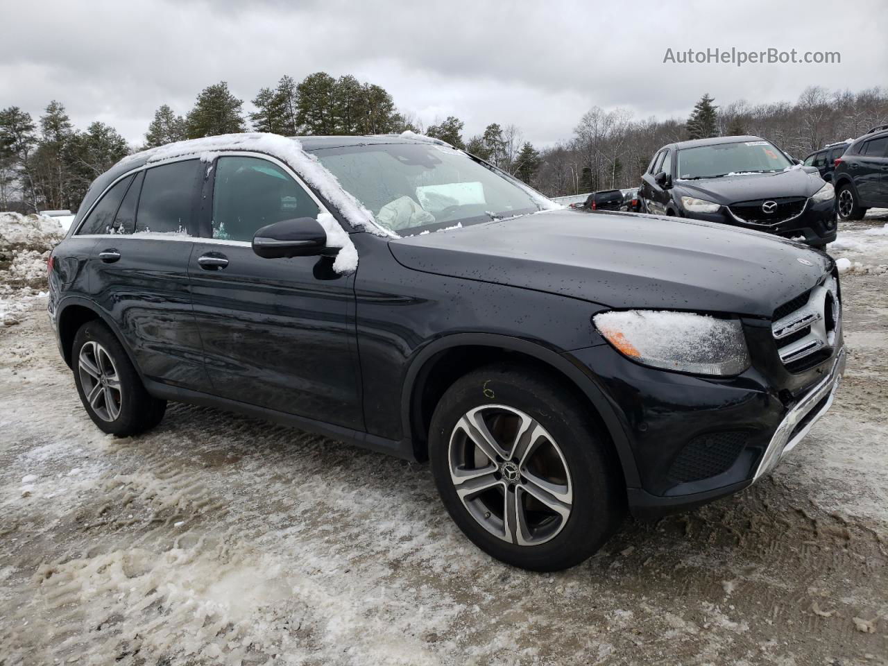 2019 Mercedes-benz Glc 300 4matic Black vin: WDC0G4KB5KV140448