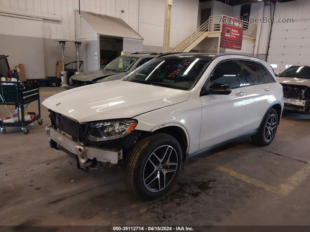 2019 Mercedes-benz Glc 300 4matic White vin: WDC0G4KB5KV175183