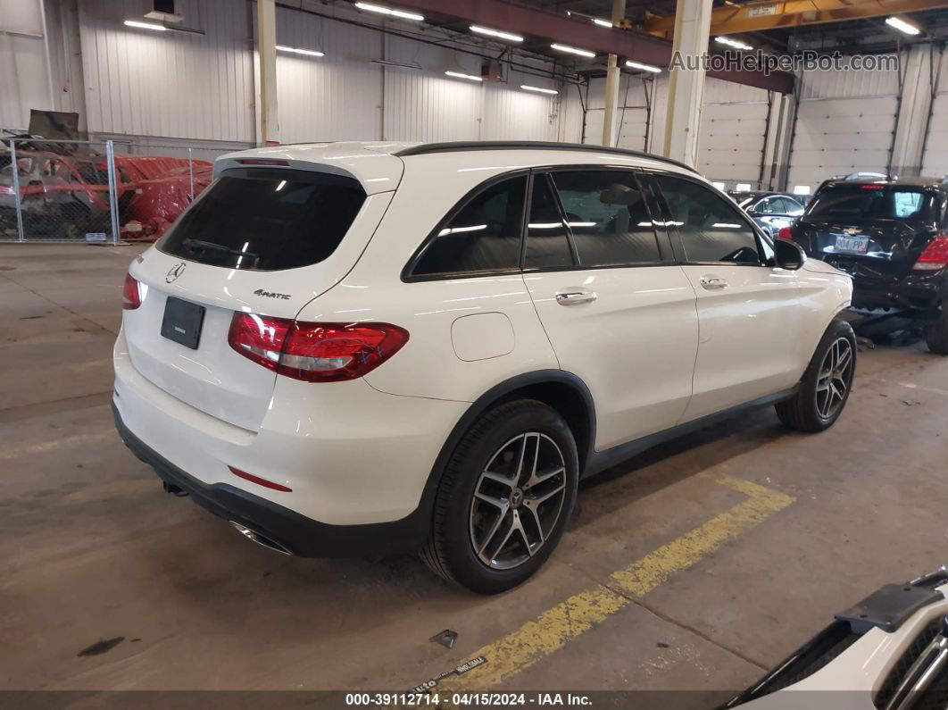 2019 Mercedes-benz Glc 300 4matic White vin: WDC0G4KB5KV175183