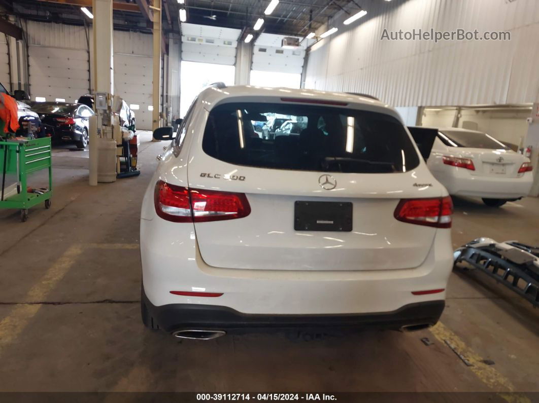 2019 Mercedes-benz Glc 300 4matic White vin: WDC0G4KB5KV175183