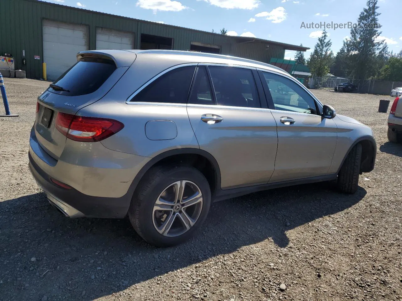 2019 Mercedes-benz Glc 300 4matic Серебряный vin: WDC0G4KB5KV178195