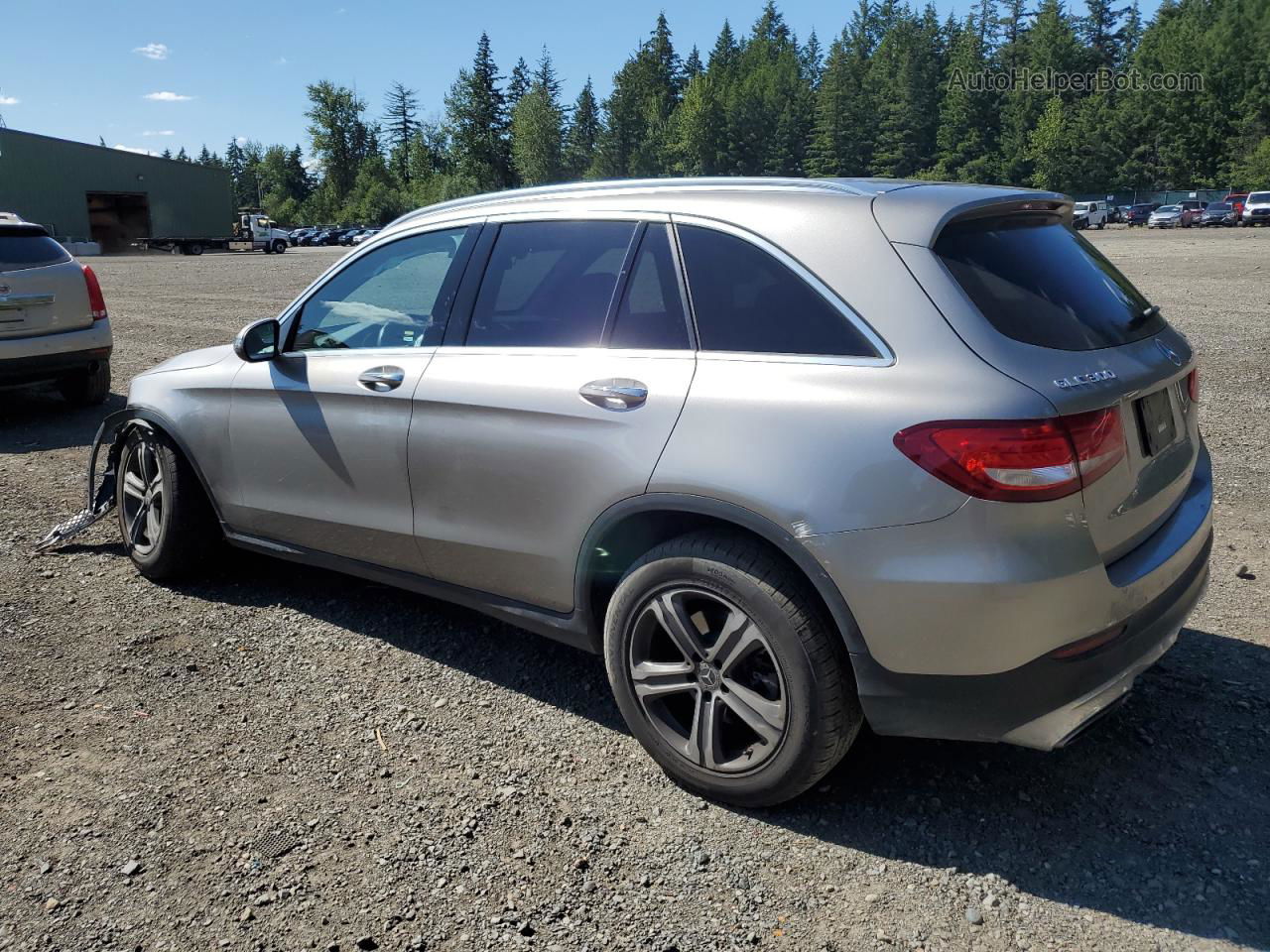 2019 Mercedes-benz Glc 300 4matic Серебряный vin: WDC0G4KB5KV178195