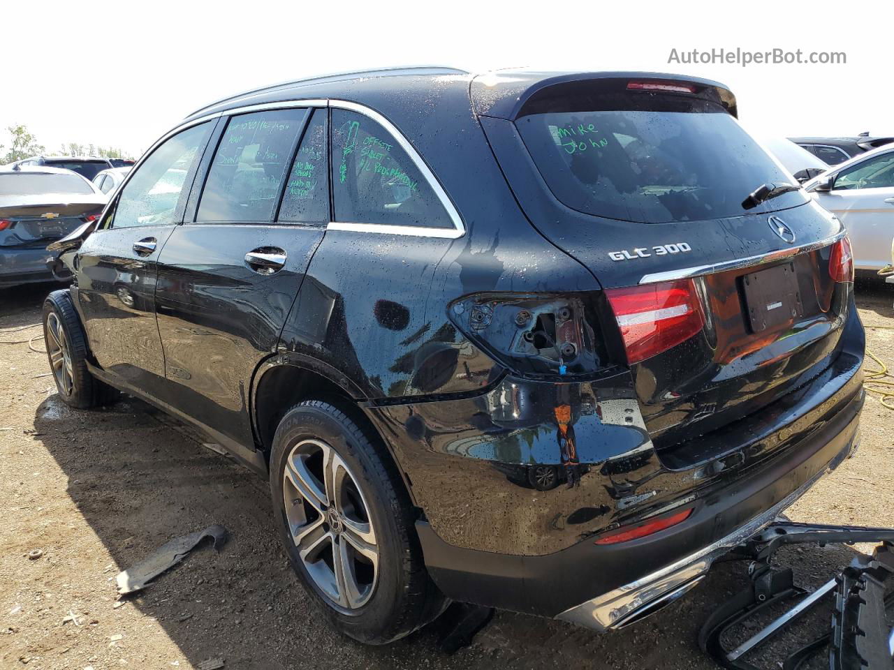 2019 Mercedes-benz Glc 300 4matic Black vin: WDC0G4KB5KV185082