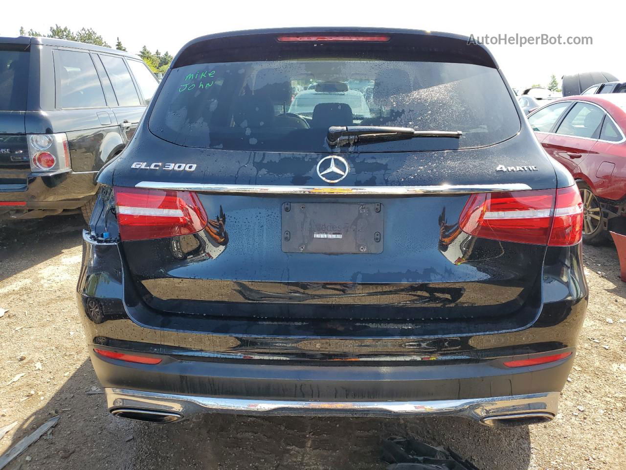 2019 Mercedes-benz Glc 300 4matic Black vin: WDC0G4KB5KV185082