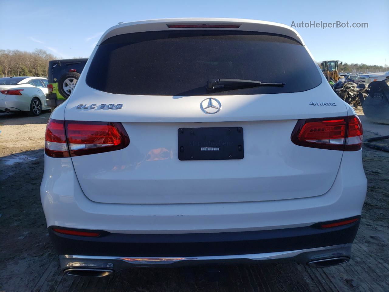 2016 Mercedes-benz Glc 300 4matic White vin: WDC0G4KB6GF084392