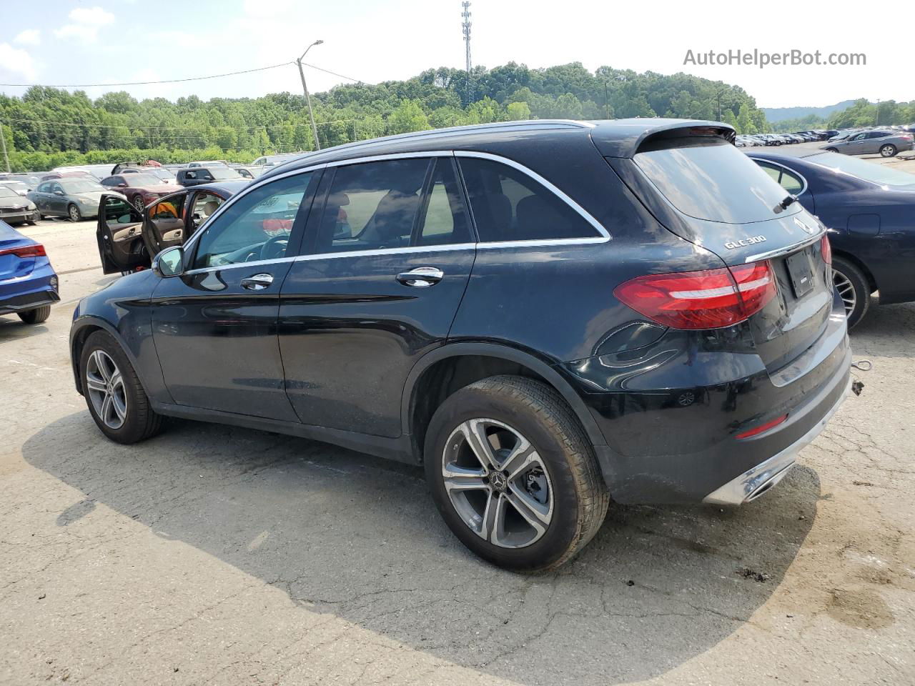 2019 Mercedes-benz Glc 300 4matic Black vin: WDC0G4KB6KF562593