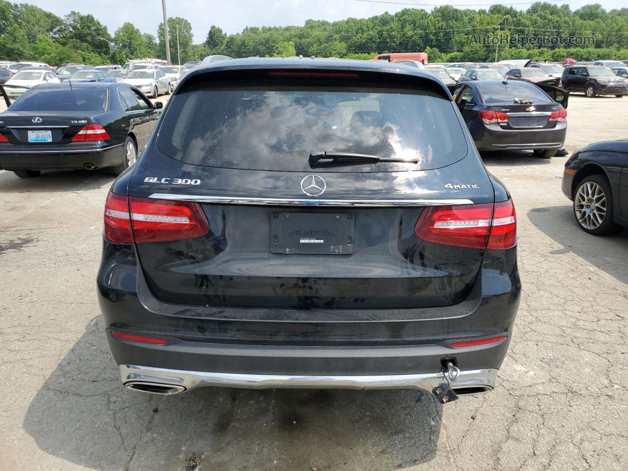 2019 Mercedes-benz Glc 300 4matic Black vin: WDC0G4KB6KF562593