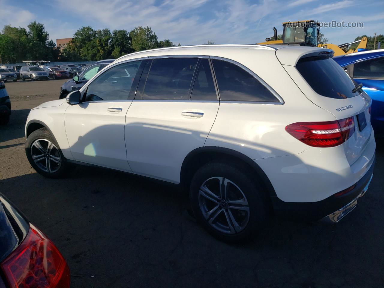 2019 Mercedes-benz Glc 300 4matic White vin: WDC0G4KB6KF596503