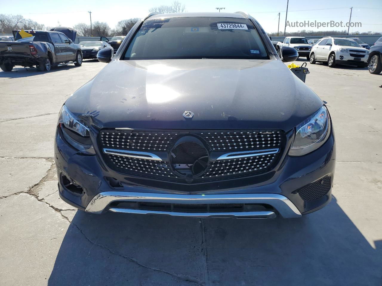 2019 Mercedes-benz Glc 300 4matic Blue vin: WDC0G4KB6KV145383