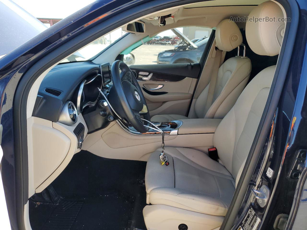 2019 Mercedes-benz Glc 300 4matic Blue vin: WDC0G4KB6KV145383