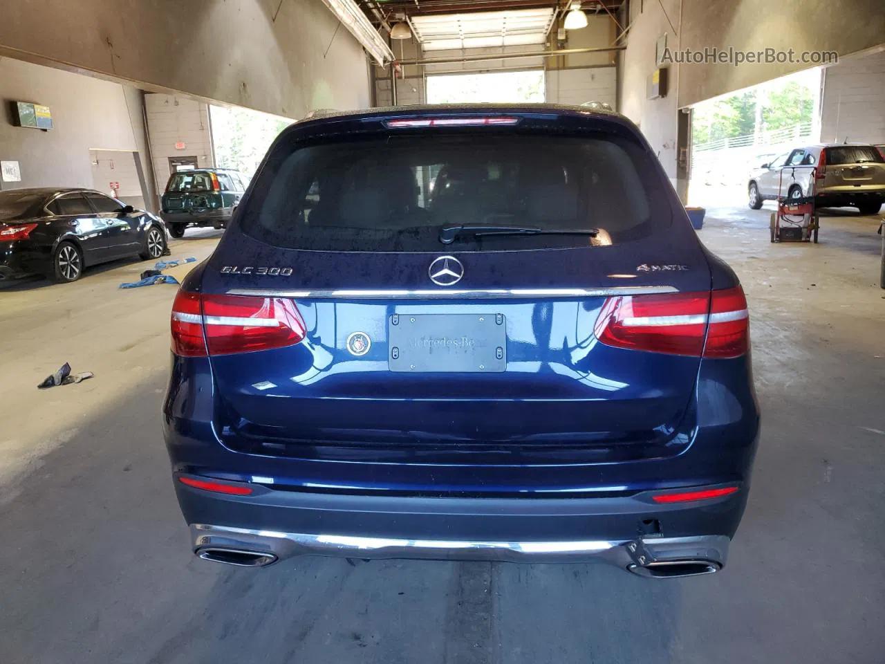 2019 Mercedes-benz Glc 300 4matic Blue vin: WDC0G4KB6KV174687