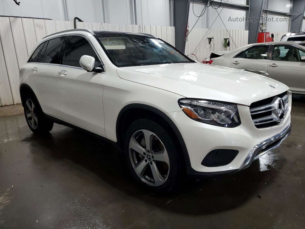 2019 Mercedes-benz Glc 300 4matic Белый vin: WDC0G4KB6KV193062