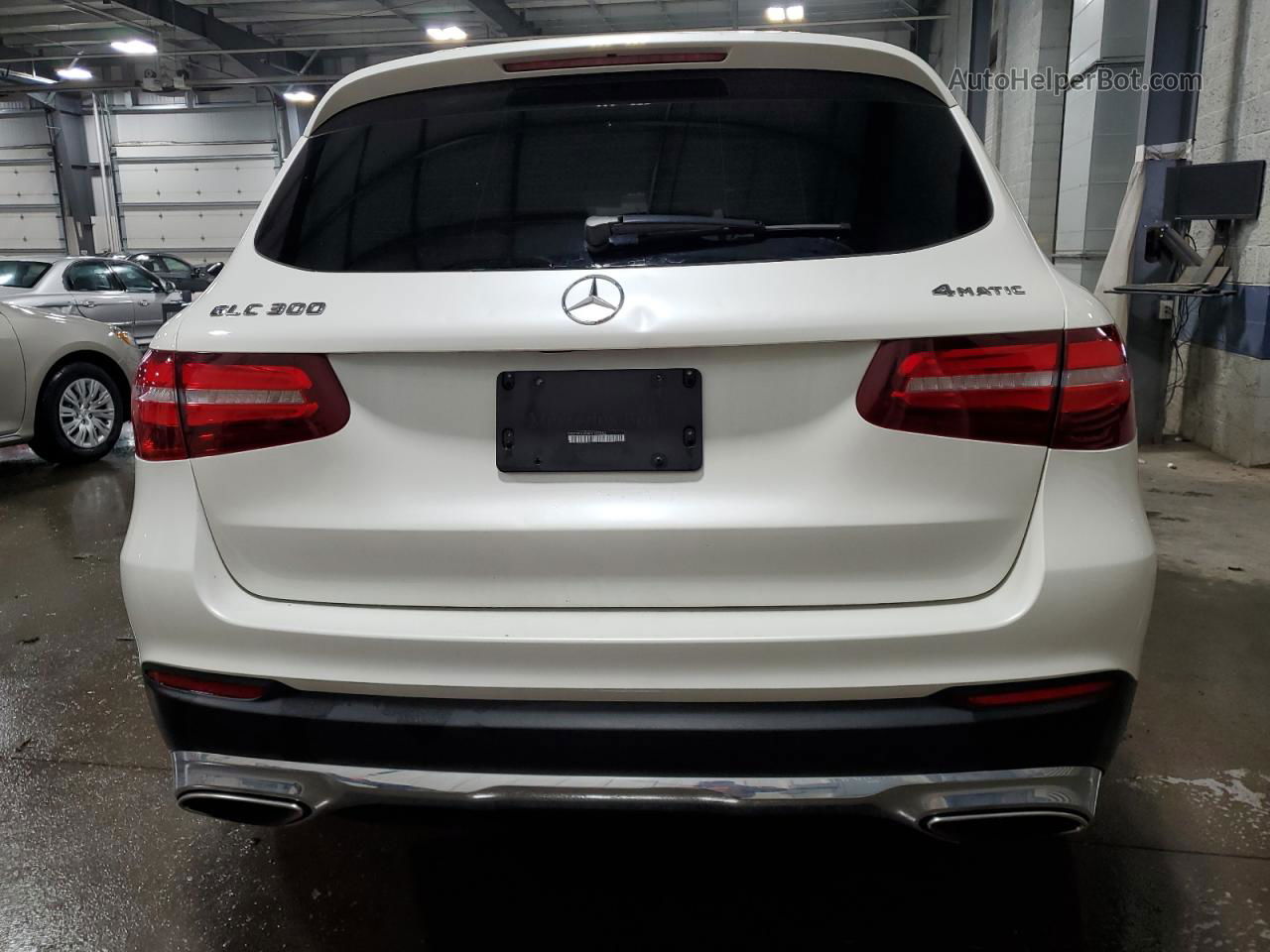 2019 Mercedes-benz Glc 300 4matic Белый vin: WDC0G4KB6KV193062