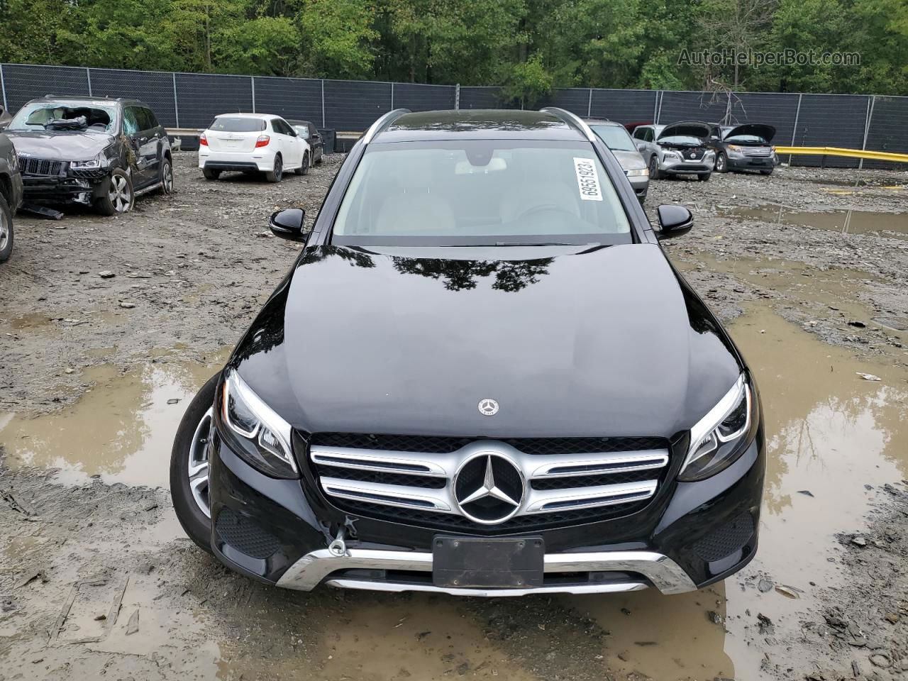 2019 Mercedes-benz Glc 300 4matic Black vin: WDC0G4KB6KV194423