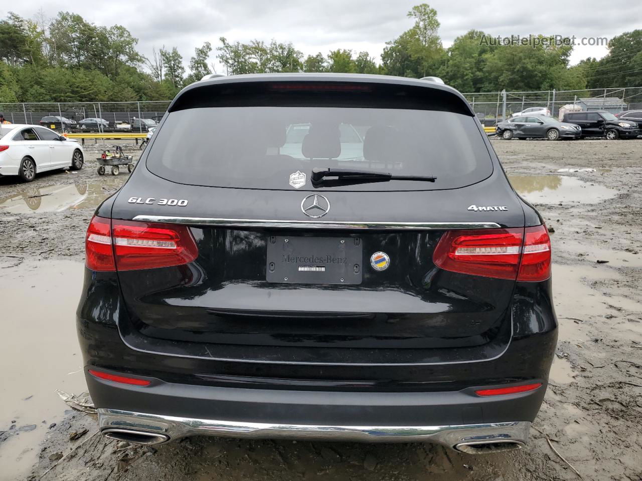 2019 Mercedes-benz Glc 300 4matic Black vin: WDC0G4KB6KV194423