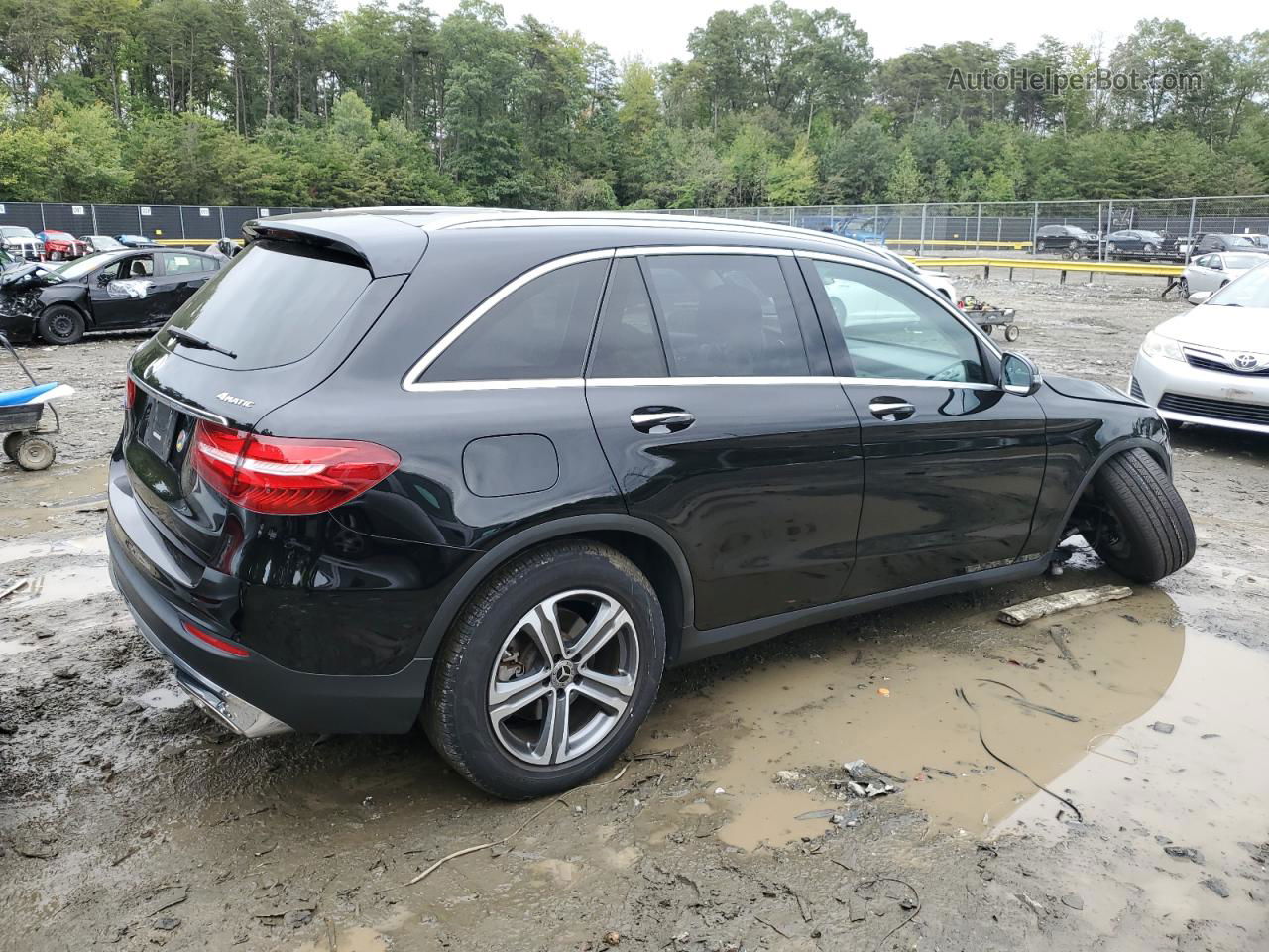 2019 Mercedes-benz Glc 300 4matic Black vin: WDC0G4KB6KV194423