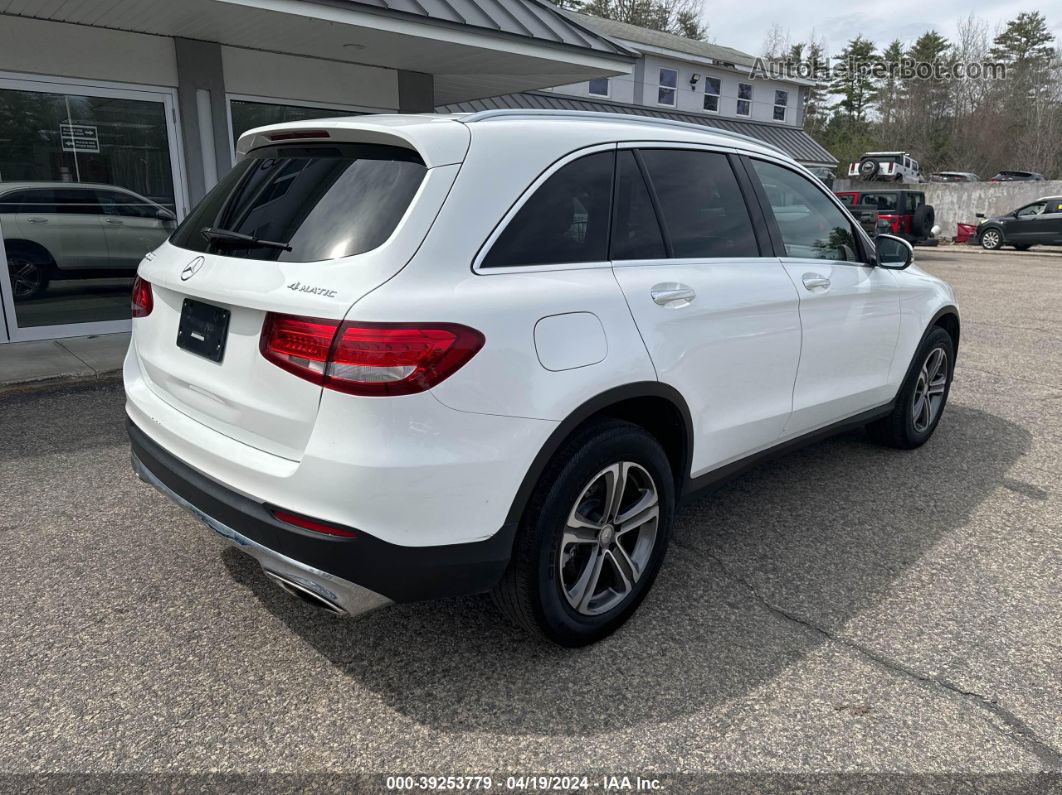 2016 Mercedes-benz Glc 300 4matic White vin: WDC0G4KB7GF010768