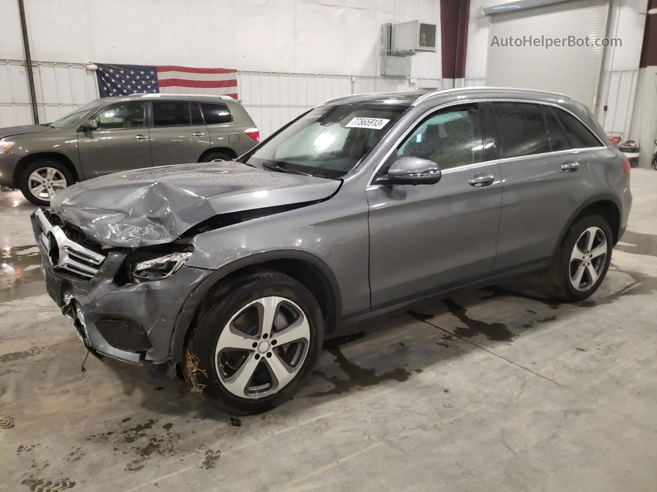 2016 Mercedes-benz Glc 300 4matic Gray vin: WDC0G4KB7GF099791