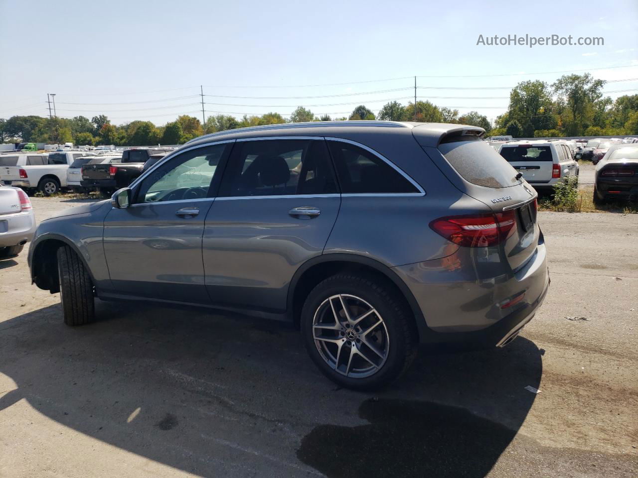 2019 Mercedes-benz Glc 300 4matic Серый vin: WDC0G4KB7K1001915