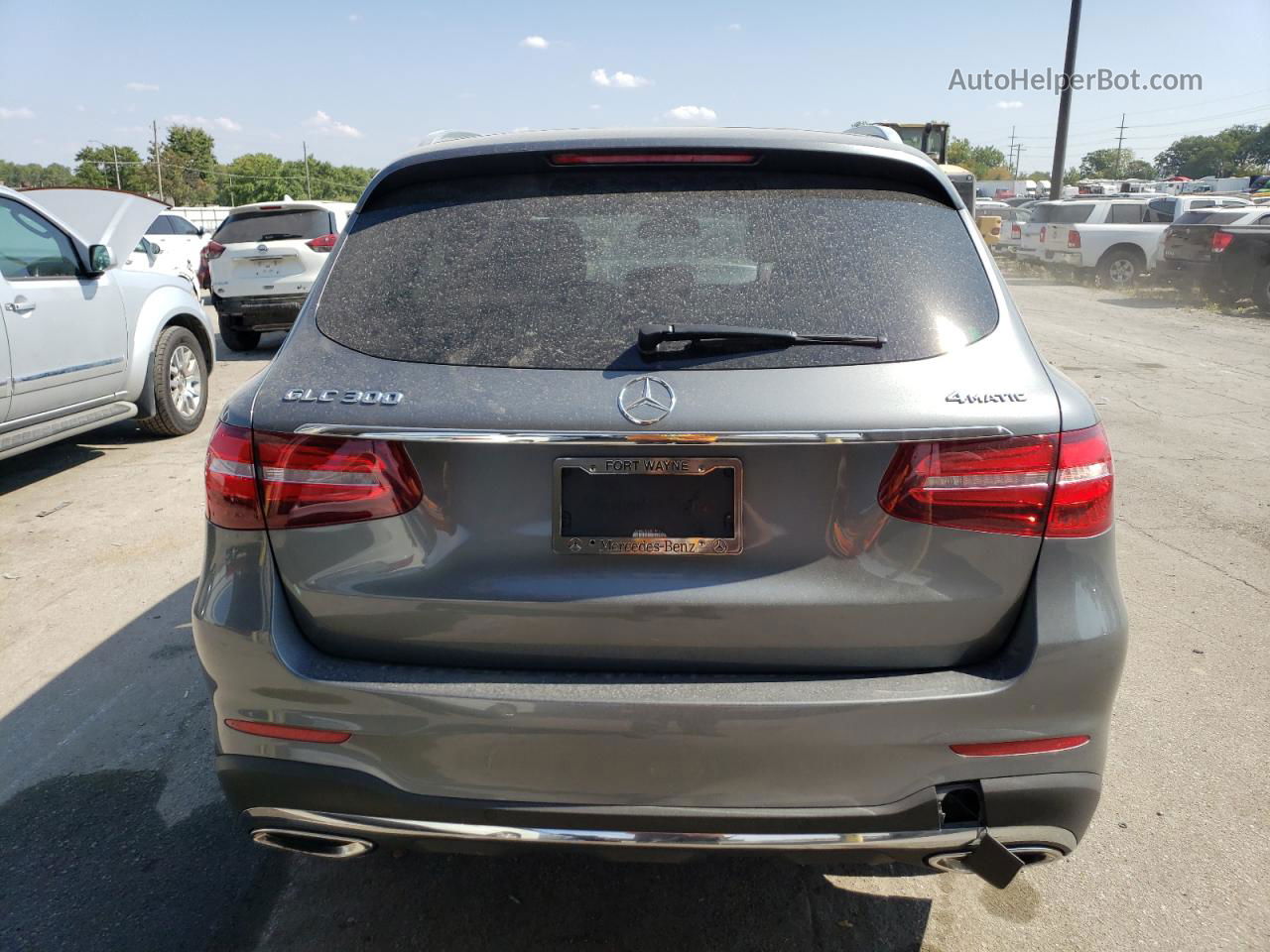 2019 Mercedes-benz Glc 300 4matic Gray vin: WDC0G4KB7K1001915