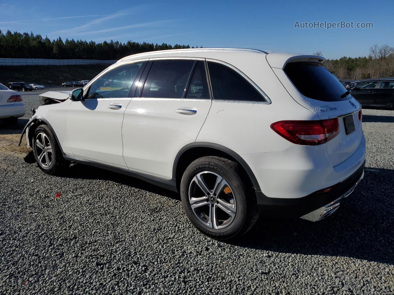 2019 Mercedes-benz Glc 300 4matic Белый vin: WDC0G4KB7KF505268