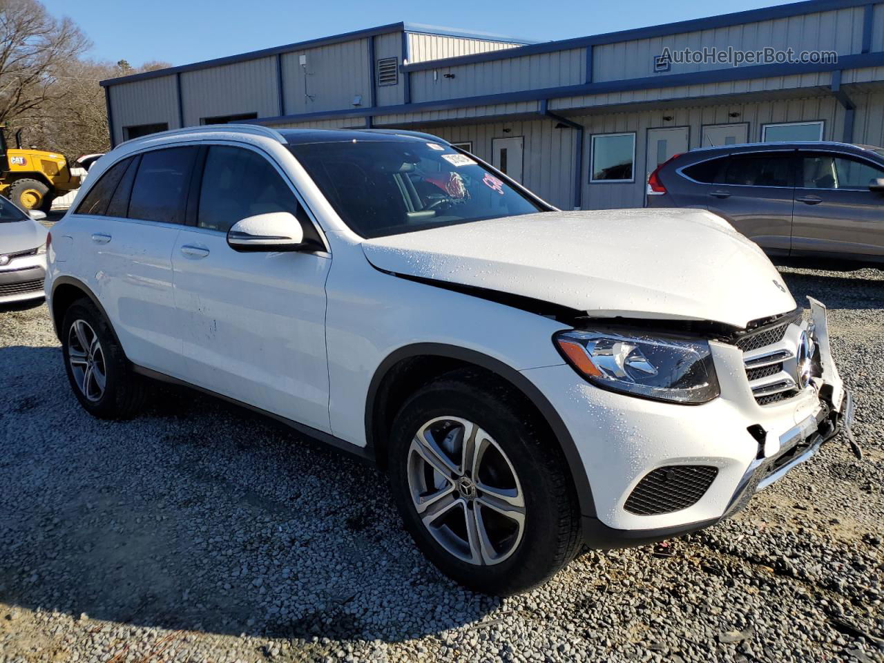 2019 Mercedes-benz Glc 300 4matic White vin: WDC0G4KB7KF505268