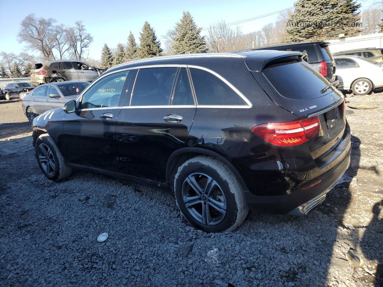 2019 Mercedes-benz Glc 300 4matic Black vin: WDC0G4KB7KF569455