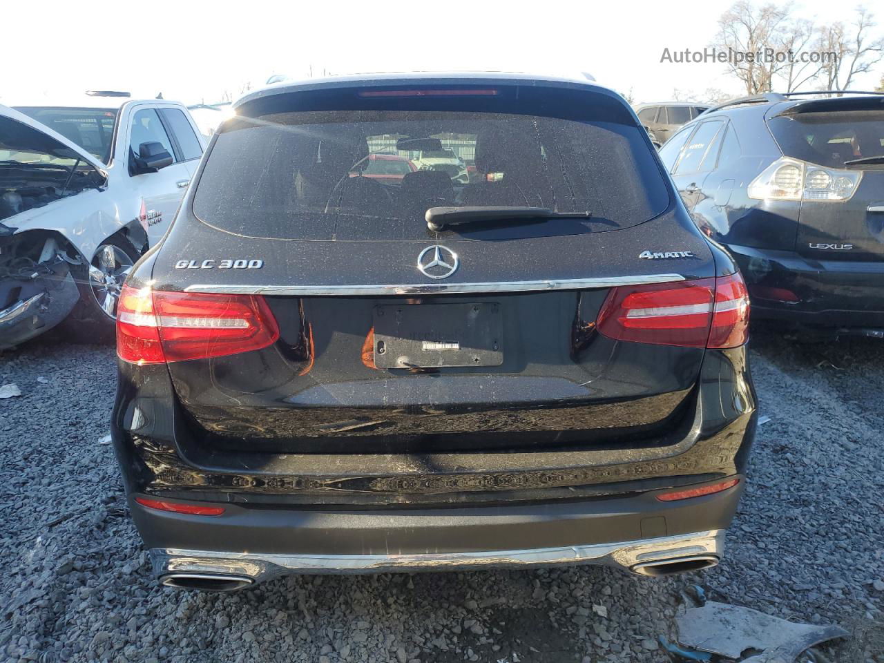 2019 Mercedes-benz Glc 300 4matic Black vin: WDC0G4KB7KF569455