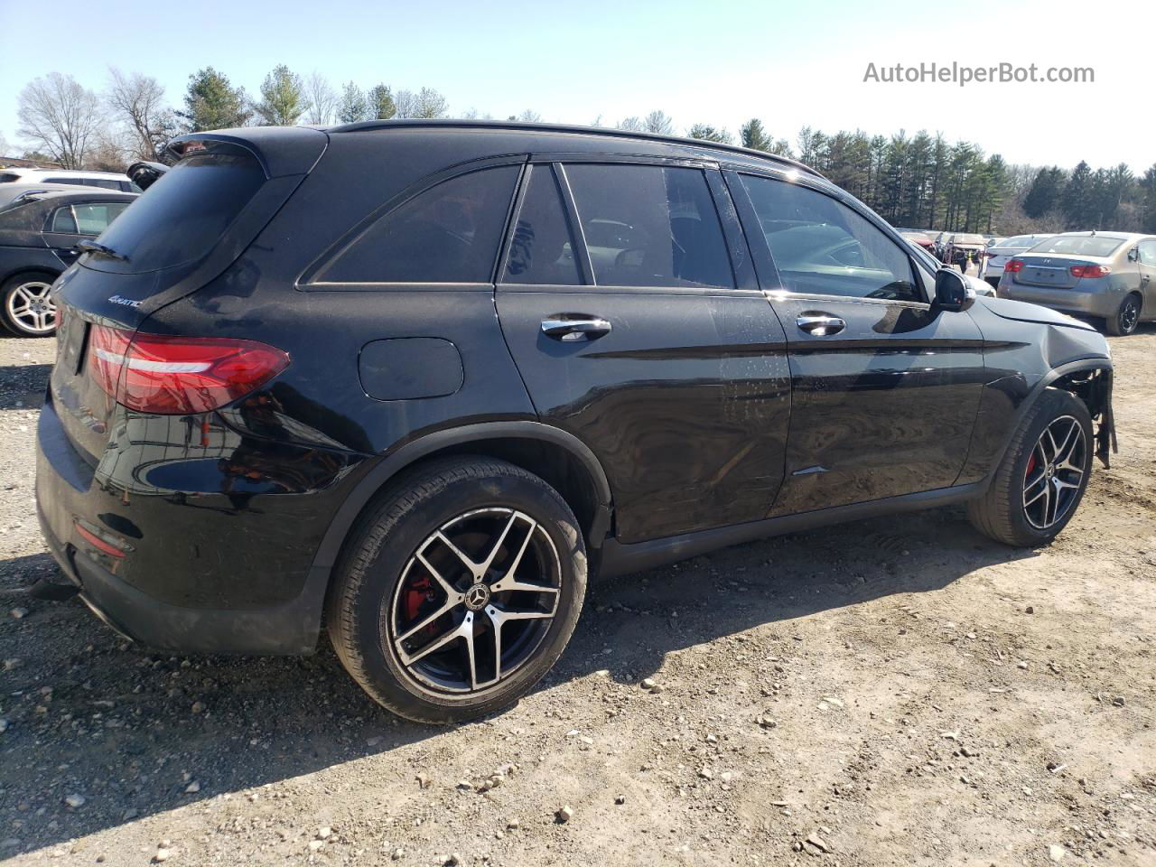 2019 Mercedes-benz Glc 300 4matic Black vin: WDC0G4KB7KV150530