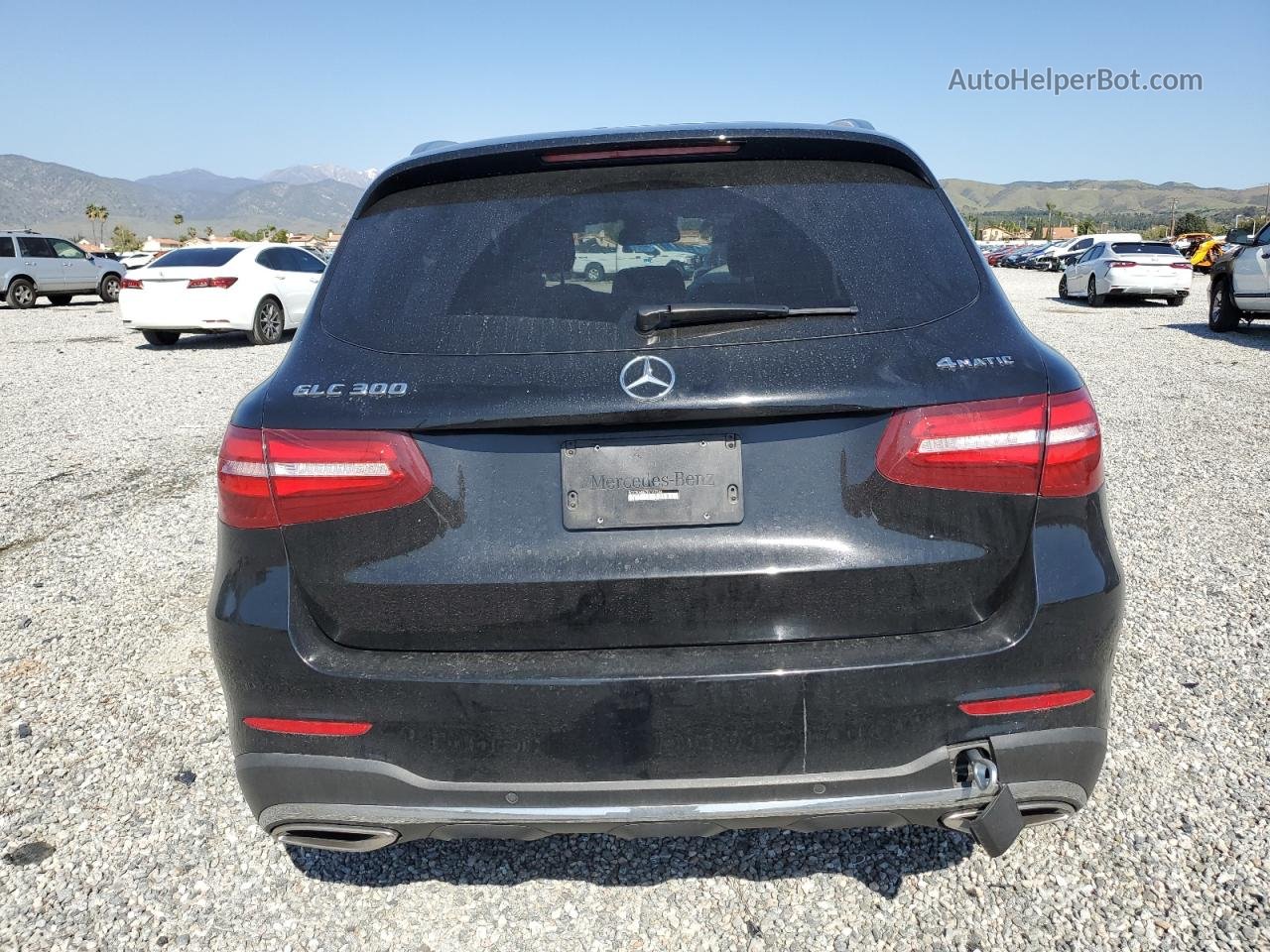 2019 Mercedes-benz Glc 300 4matic Black vin: WDC0G4KB7KV167246