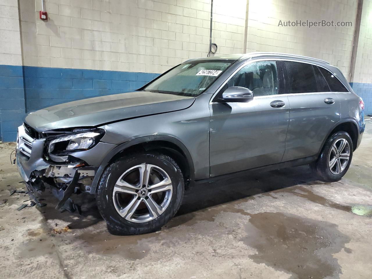 2019 Mercedes-benz Glc 300 4matic Gray vin: WDC0G4KB8KF619439