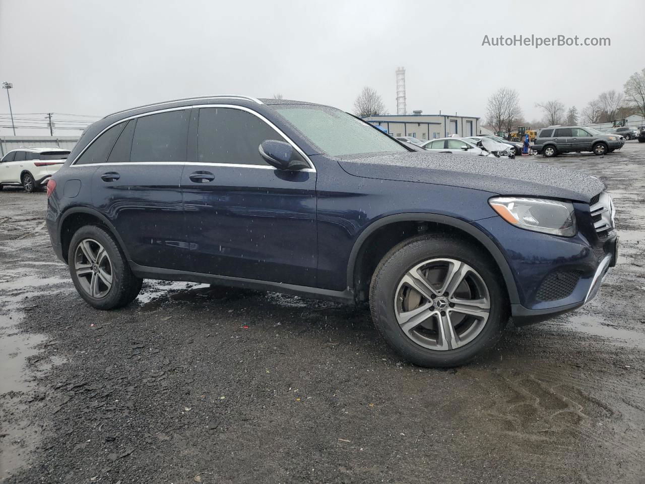 2019 Mercedes-benz Glc 300 4matic Blue vin: WDC0G4KB8KF660251