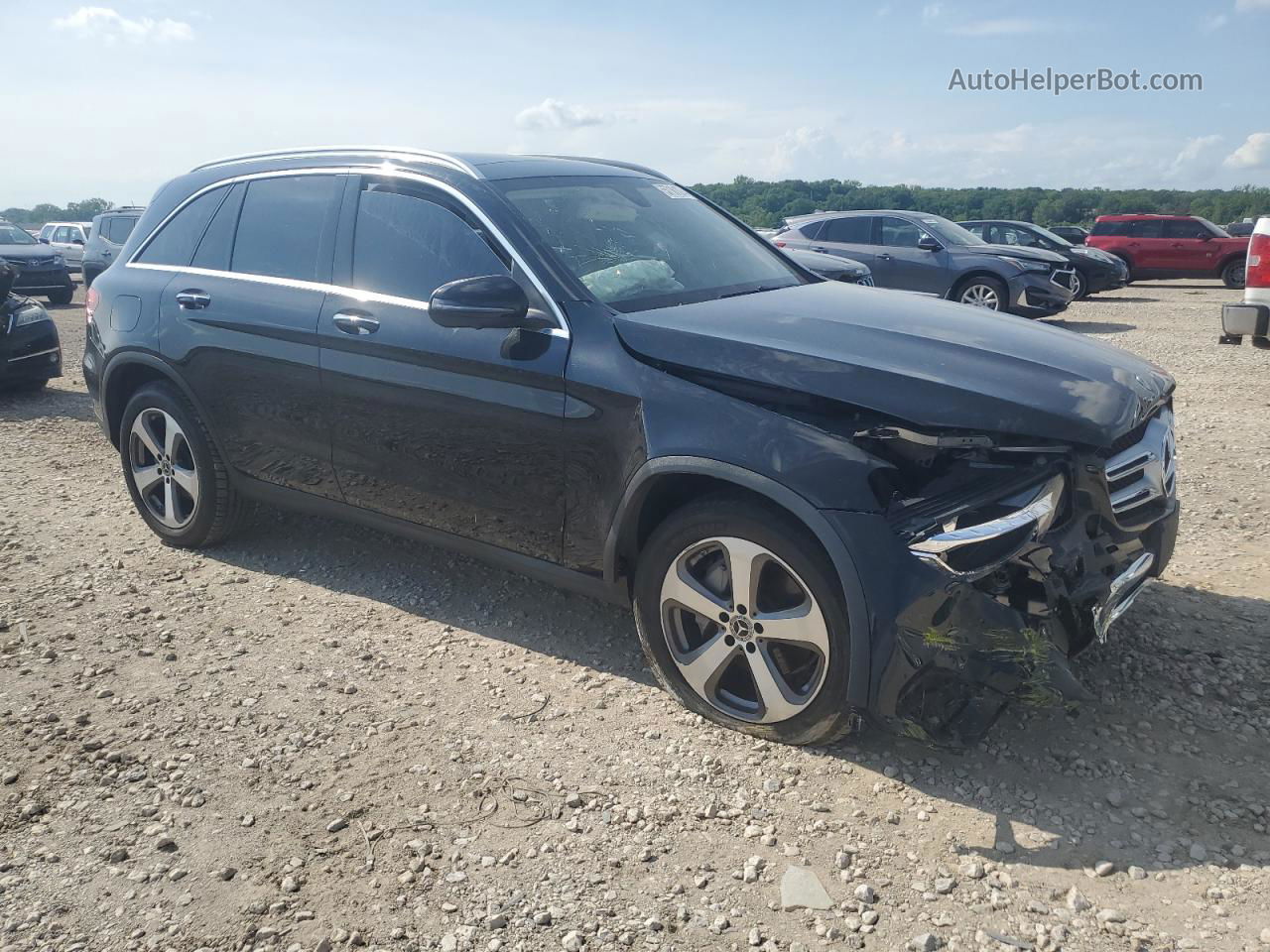 2019 Mercedes-benz Glc 300 4matic Black vin: WDC0G4KB8KV120131