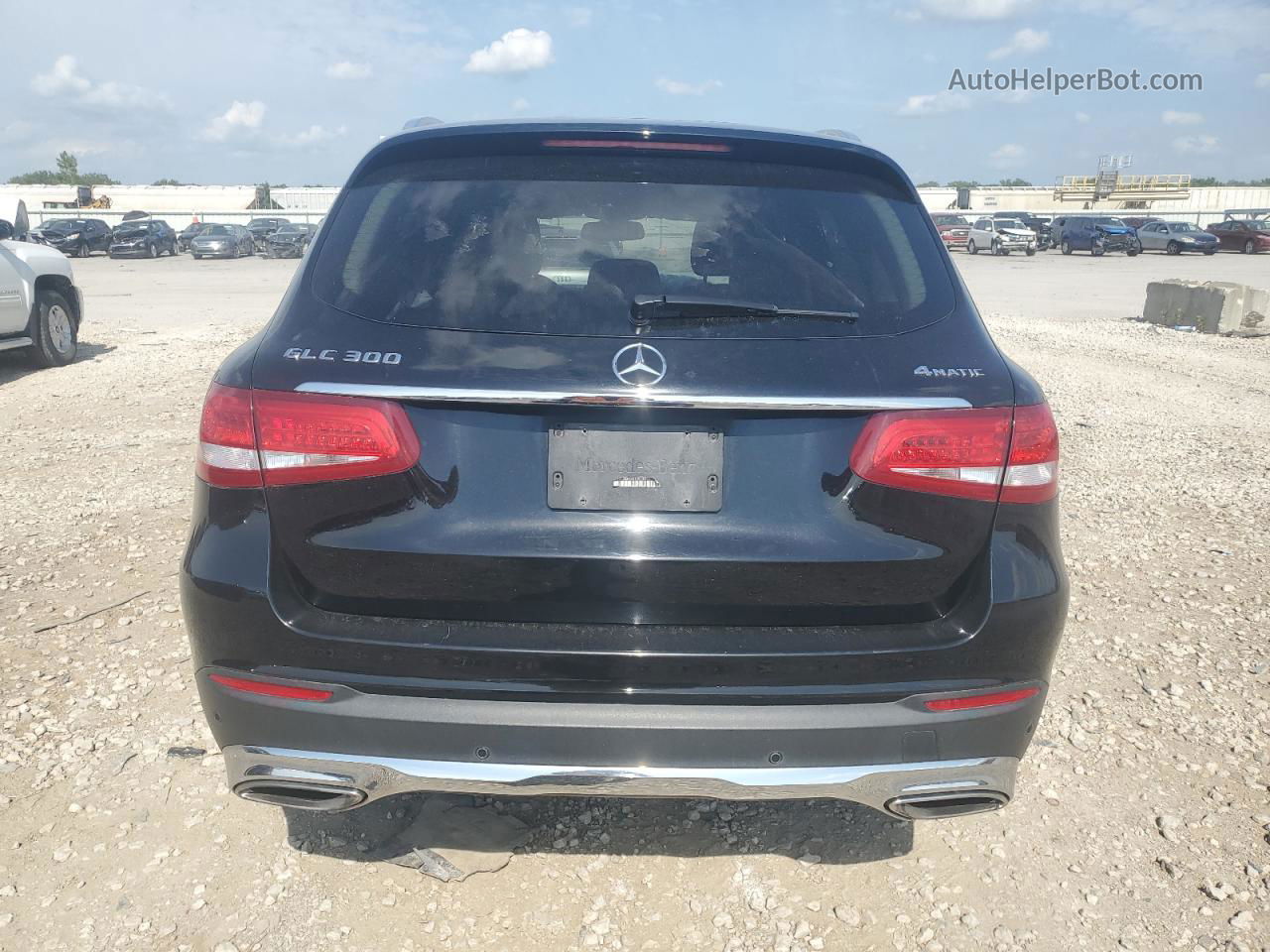 2019 Mercedes-benz Glc 300 4matic Black vin: WDC0G4KB8KV120131