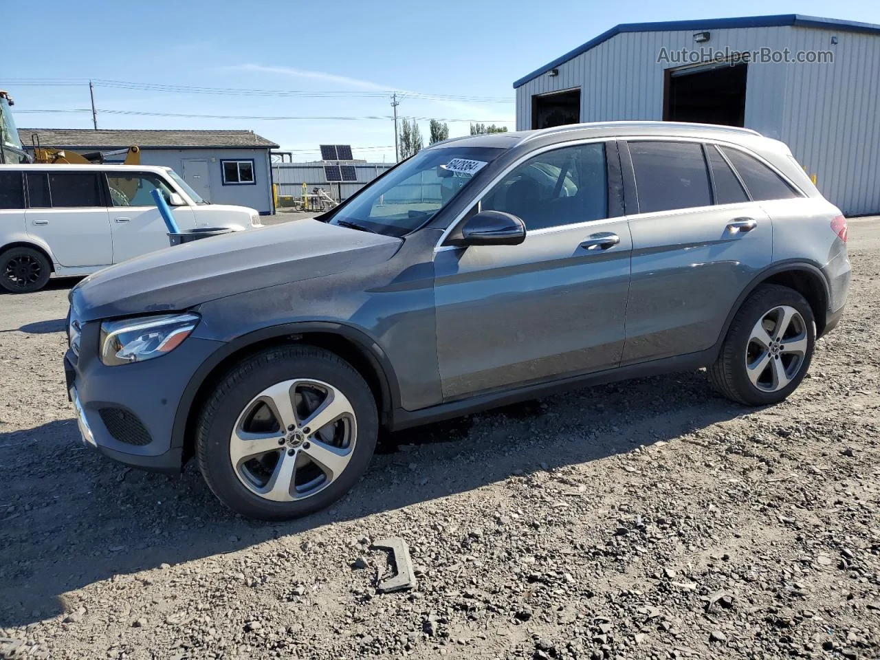 2019 Mercedes-benz Glc 300 4matic Silver vin: WDC0G4KB8KV161276