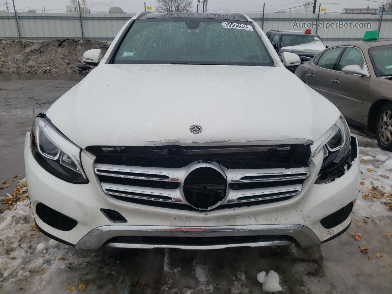 2019 Mercedes-benz Glc 300 4matic White vin: WDC0G4KB9KF632734